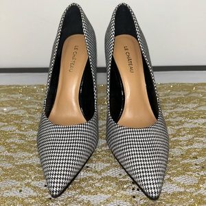 New hounds tooth Le Château heels